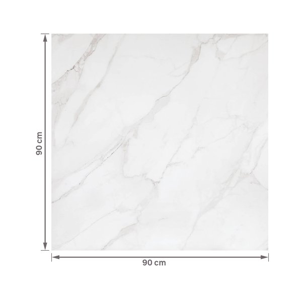 Porcelanato Marmorizado Polido Borda Reta Interno 90x90cm Mont Blanc Eliane - Image 4